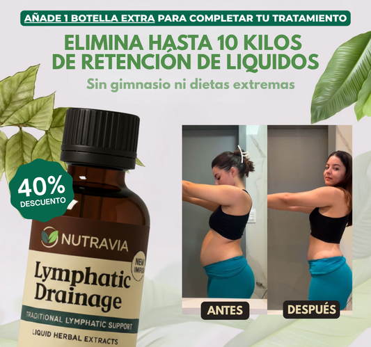 Drena la retención de líquidos y reduce la hinchazón