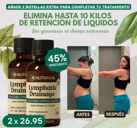 Drena tu cuerpo y reduce la hinchazón