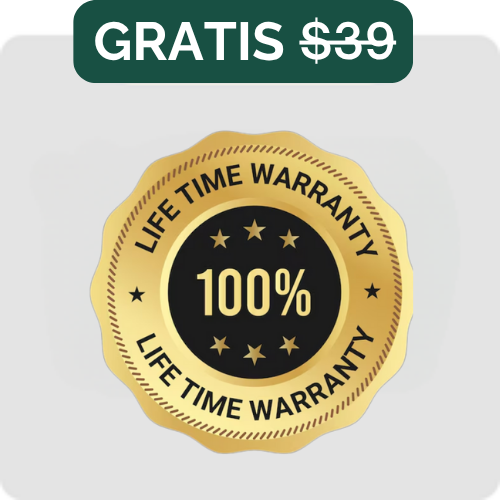 Garantía de satisfacción 1 año