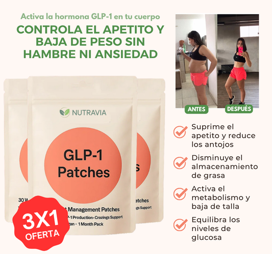 Parches GLP-1 | Suministro 90 días